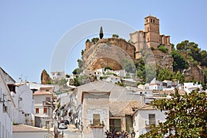 View of the town of MontefrÃÂ ÃÂ ÃâÃÂ ÃâÃâÃÂ­o, Granada Spain photo